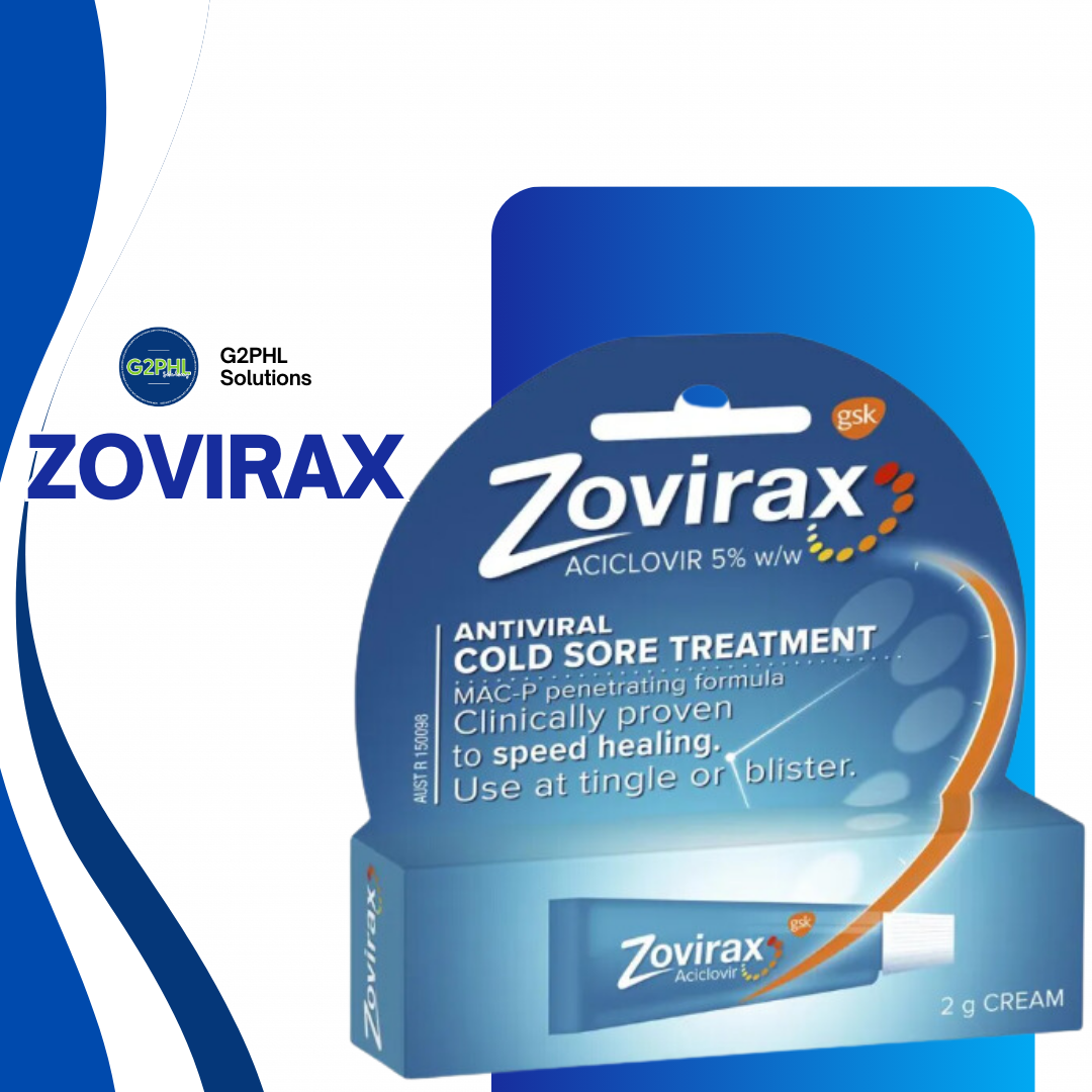 Zovirax Cold Sore Cream (Tube 2g)