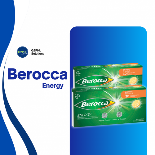 BEROCCA Orange Vitamin B Complex 15 Tablets (1 Tube)